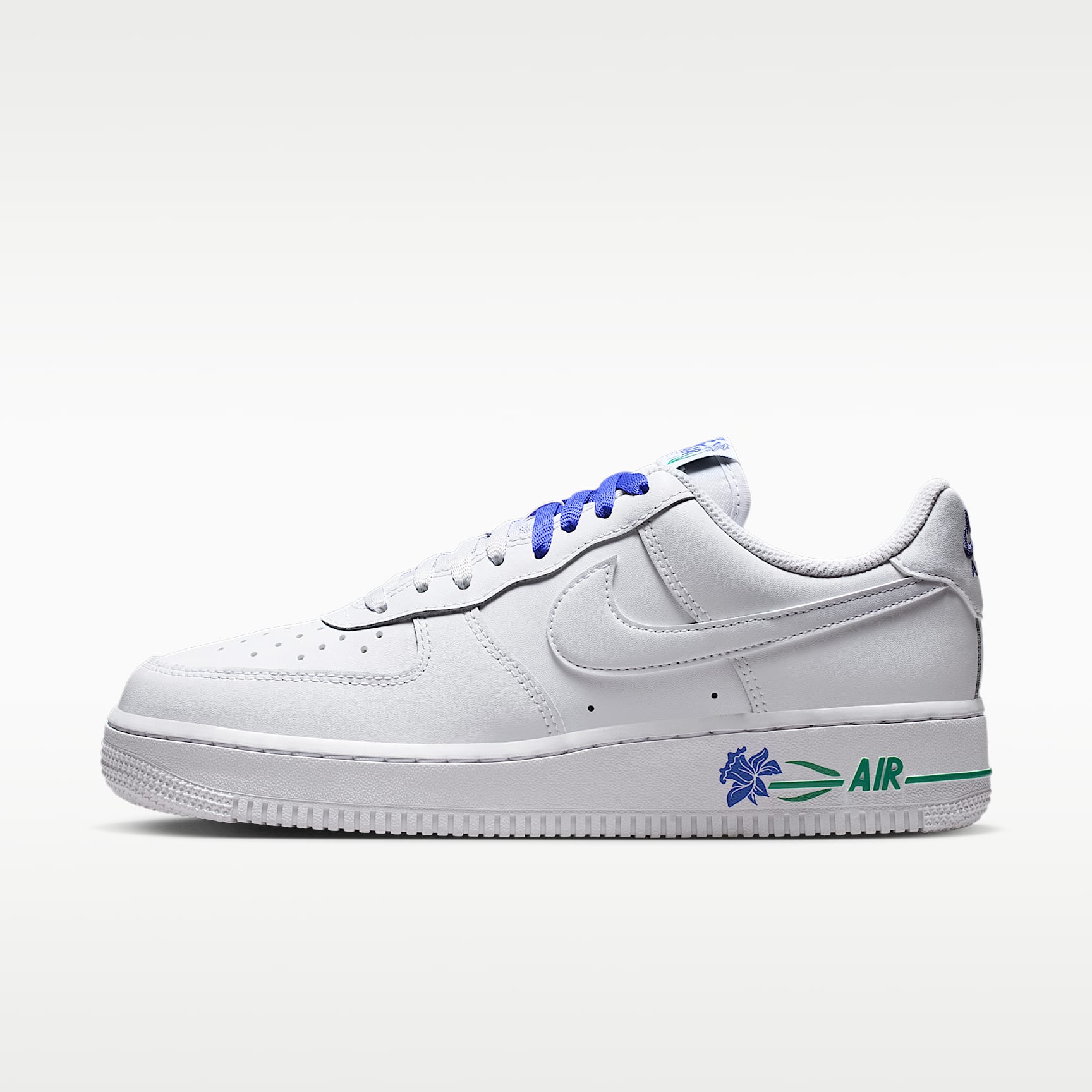 Nike Air Force 1 '07 SE Damenschuh – Weiß/Persian Violet/Stadium Green/Weiß