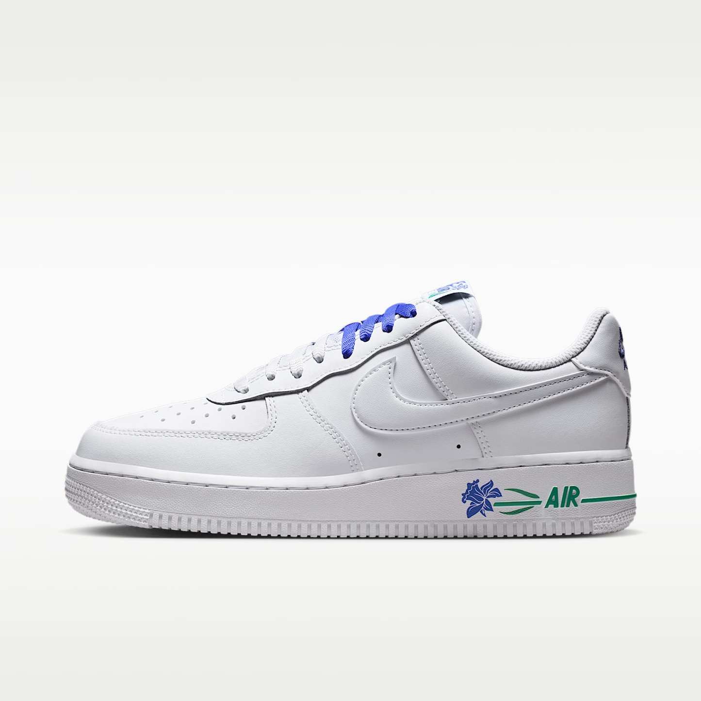 Nike Air Force 1 '07 SE Damenschuh – Weiß/Persian Violet/Stadium Green/Weiß