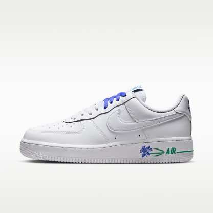 Nike Air Force 1 '07 SE Damenschuh – Weiß/Persian Violet/Stadium Green/Weiß