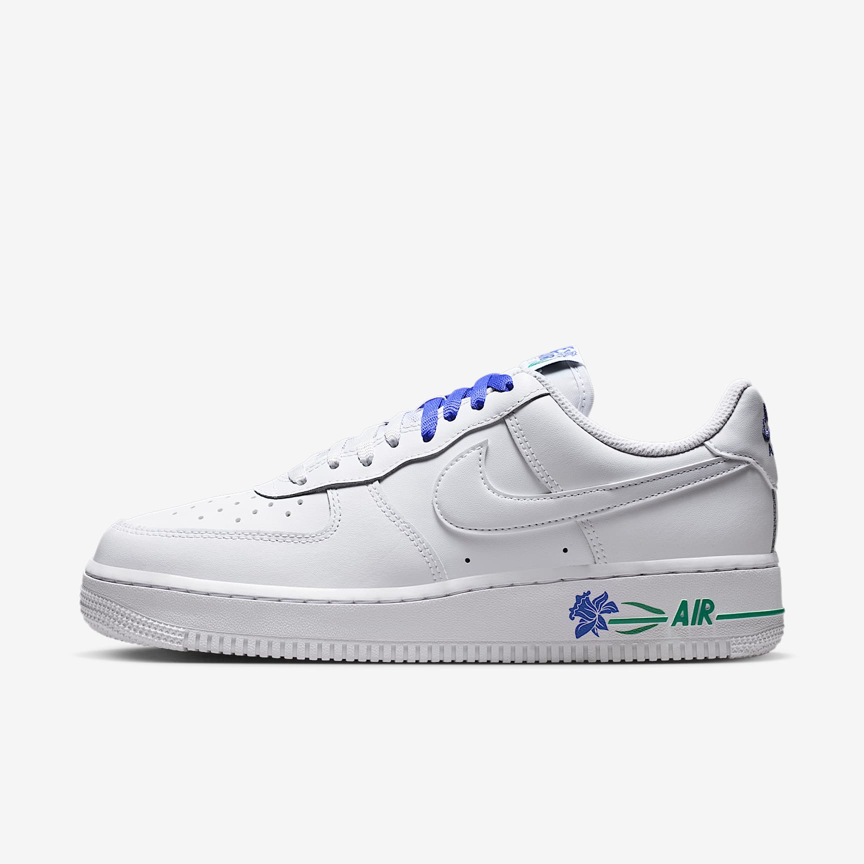 Nike Air Force 1 '07 SE Damenschuh – Weiß/Persian Violet/Stadium Green/Weiß