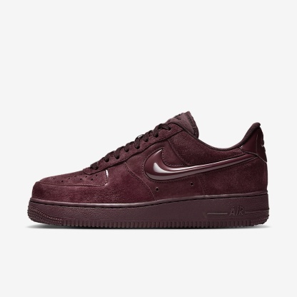 Nike Air Force 1 '07 Schuh (Damen) – Burgundy Crush/Schwarz/Burgundy Crush