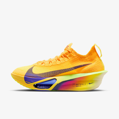 Nike Alphafly 3 Damen-Straßenlaufschuh für Wettkämpfe – Laser Orange/Citron Pulse/Volt Ice/Indigo Burst