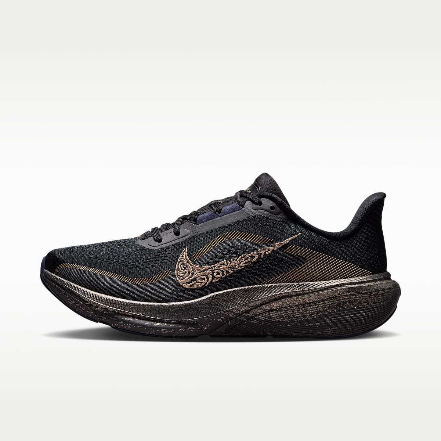 Nike Pegasus 42 "Keely Hodgkinson" Straßenlaufschuhe für Damen – Schwarz/Pitch Blue/Blackened Blue/Blur