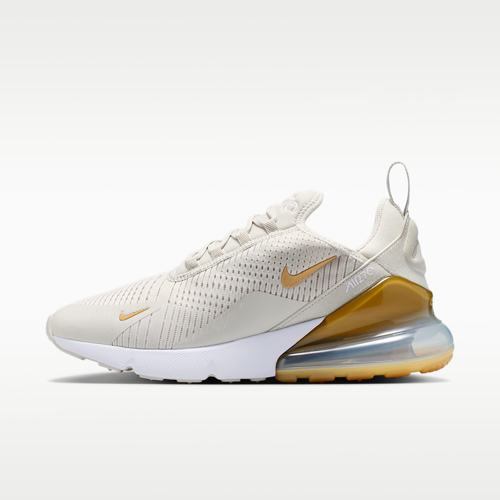 Nike Air Max 270 Damenschuh – Light Bone/Weiß/Metallic Gold