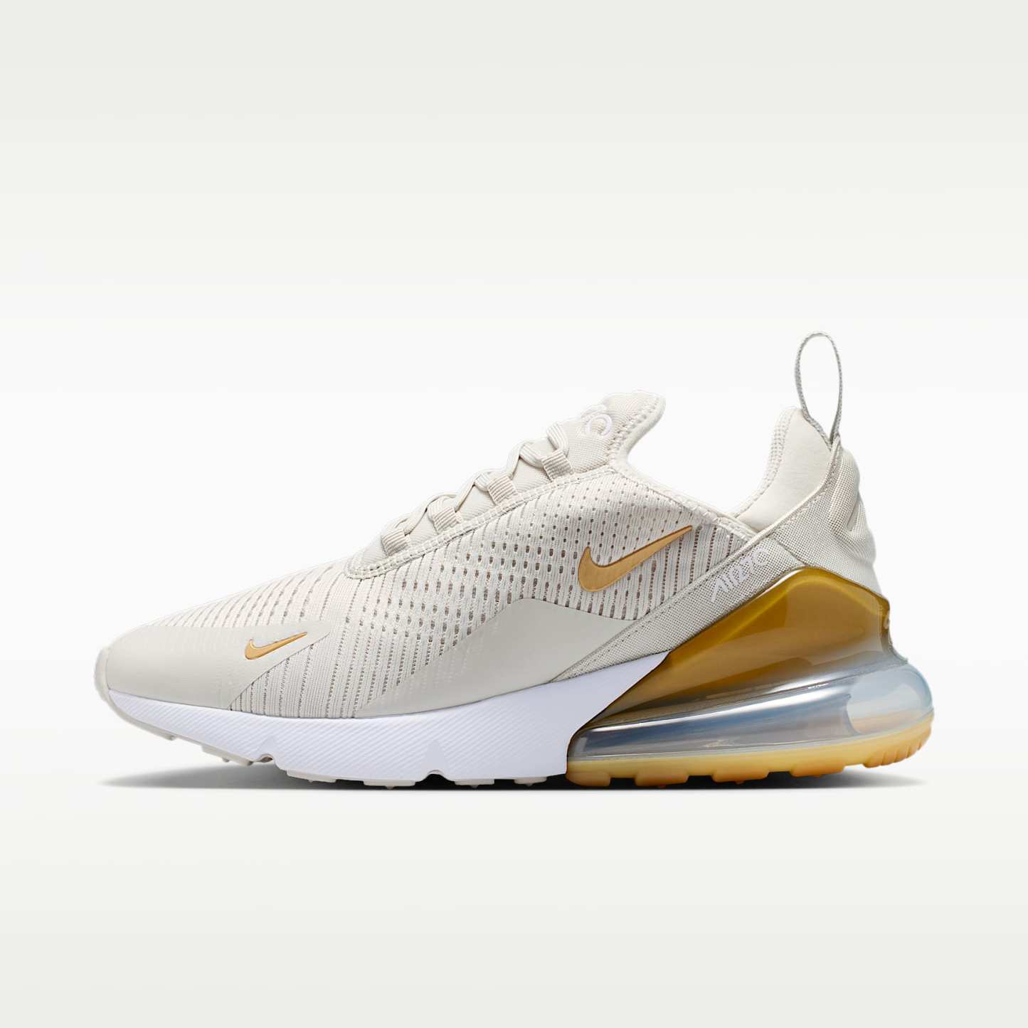 Nike Air Max 270 Damenschuh – Light Bone/Weiß/Metallic Gold