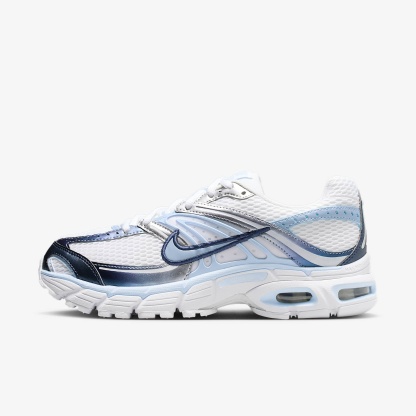 Nike Air Max Moto 2K Schuh (Damen) – Weiß/Metallic Silver/Midnight Navy/Hydrogen Blue