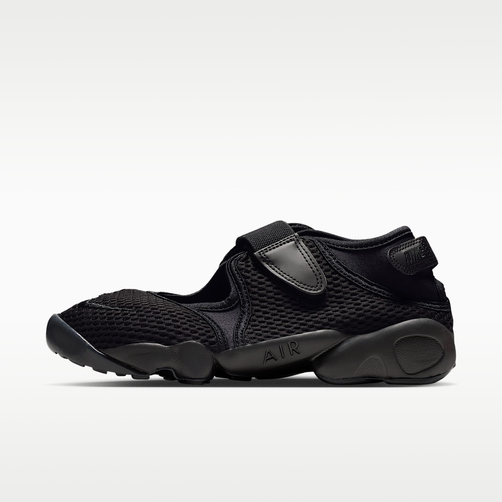 Nike Air Rift Mesh Schuh (Damen) – Schwarz/Weiß/Schwarz