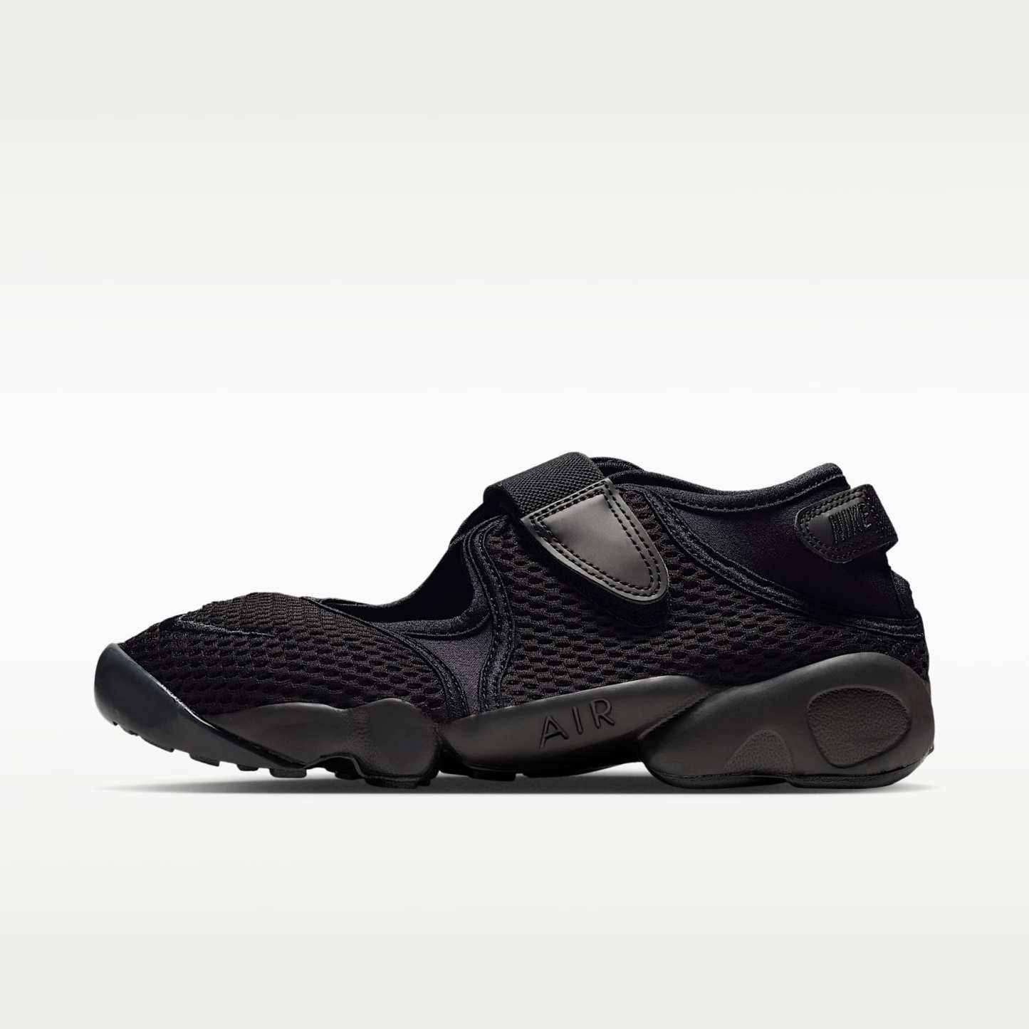 Nike Air Rift Mesh Schuh (Damen) – Schwarz/Weiß/Schwarz