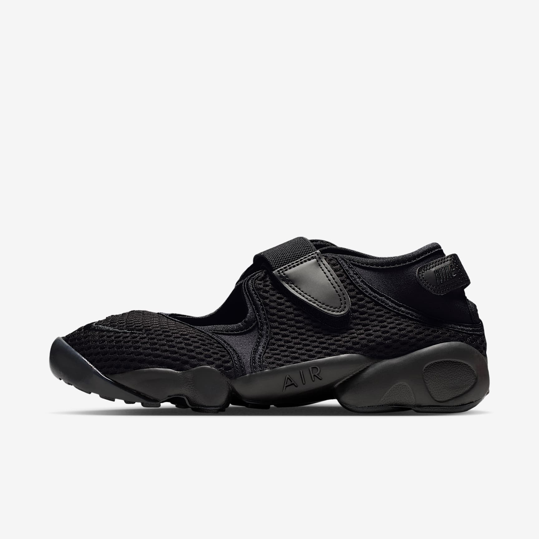 Nike Air Rift Mesh Schuh (Damen) – Schwarz/Weiß/Schwarz