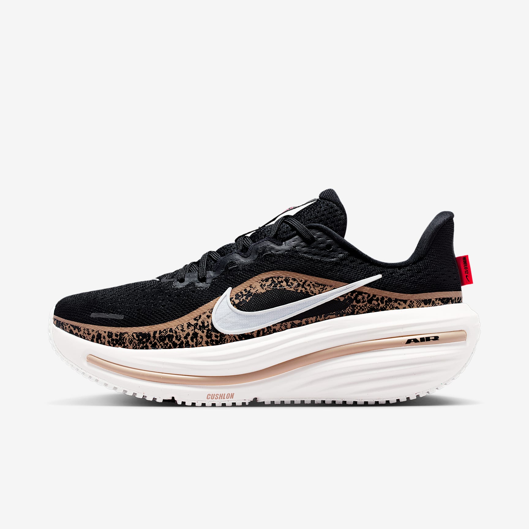 Nike Winflo 12 Straßenlaufschuh (Damen) – Schwarz/British Khaki/Fusion Red/Sail