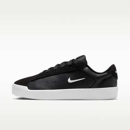 Nike Court Heritage Damenschuh – Schwarz/Schwarz/Weiß