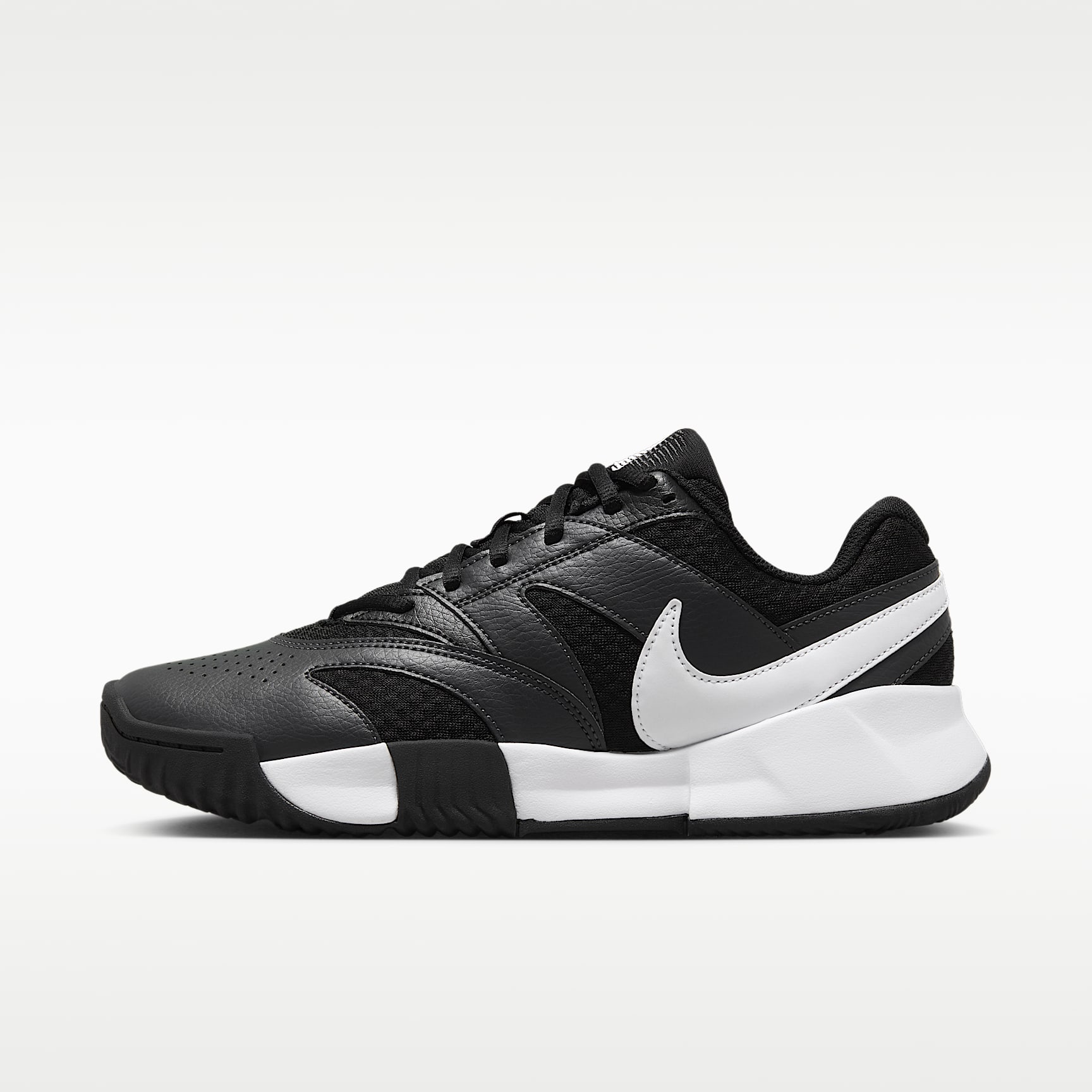 NikeCourt Lite 4 Tennisschuh für Sandplätze für Damen – Schwarz/Anthracite/Weiß