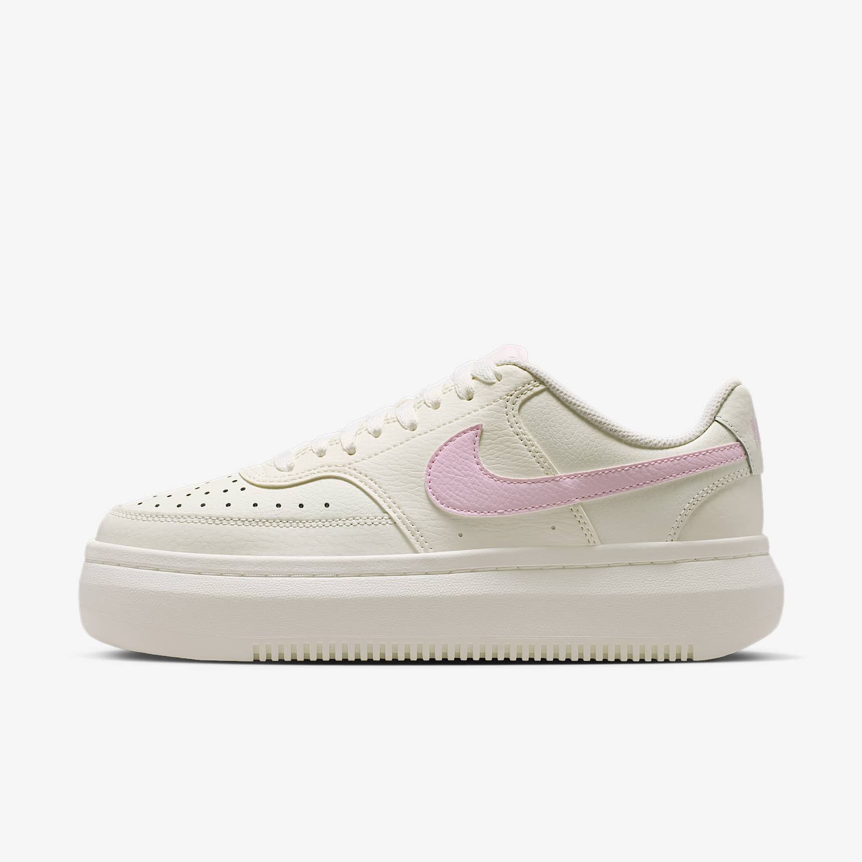 Nike Court Vision Alta Schuh (Damen) – Sail/Pink Foam