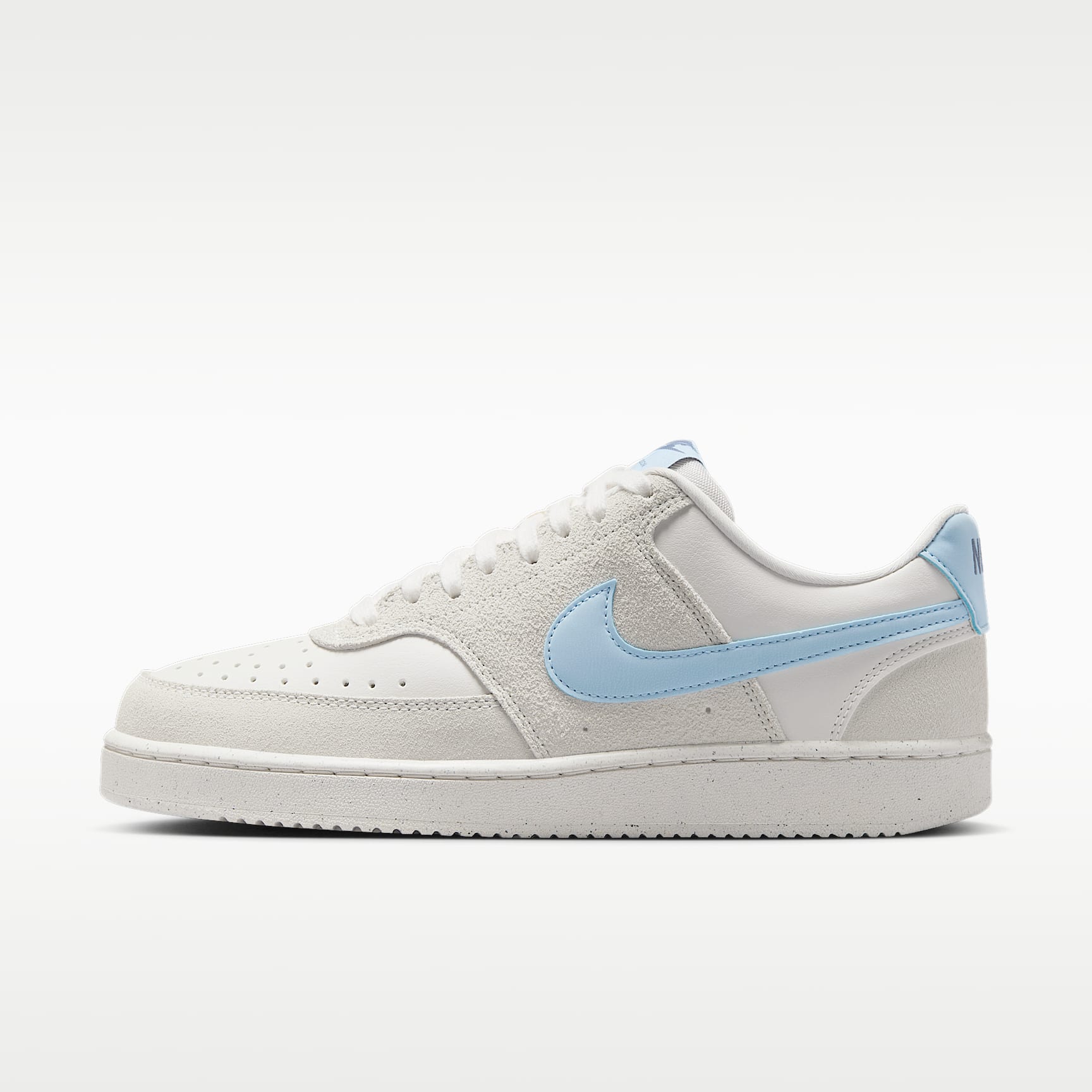 Nike Court Vision Low Schuh (Damen) – Phantom/Light Bone/Diffused Blue/Psychic Blue