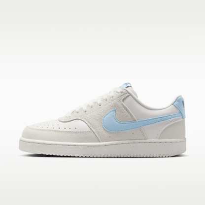 Nike Court Vision Low Schuh (Damen) – Phantom/Light Bone/Diffused Blue/Psychic Blue