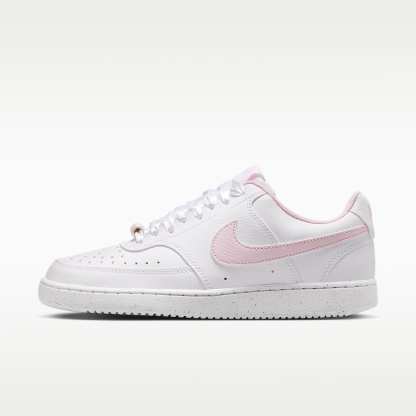 Nike Court Vision Low Schuh (Damen) – Weiß/Pink Foam