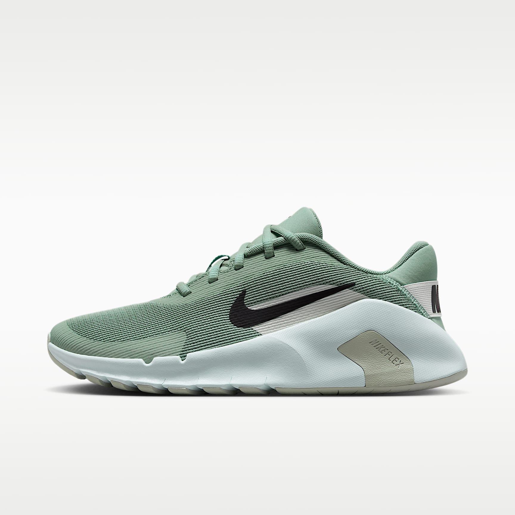 Nike Flex Train Workout-Schuh (Damen) – Steam/Light Silver/Barely Green/Schwarz