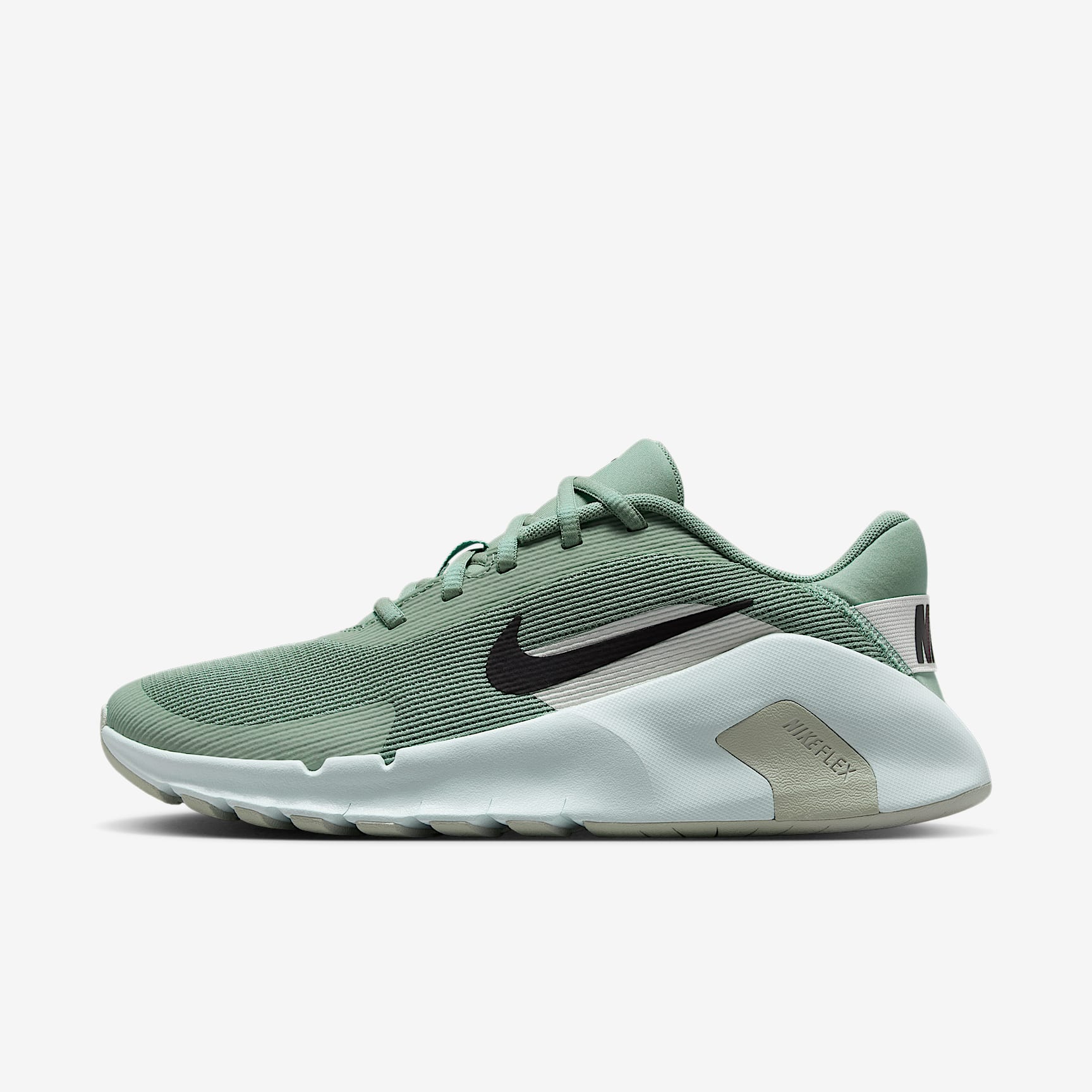 Nike Flex Train Workout-Schuh (Damen) – Steam/Light Silver/Barely Green/Schwarz