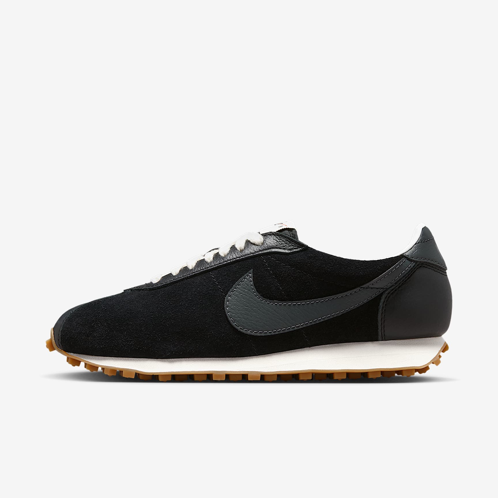 Nike LD-1000 Suede Schuh (Damen) – Schwarz/Sail/Gum Light Brown/Dark Smoke Grey