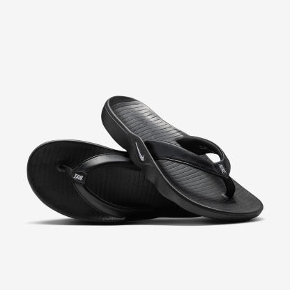 Nike Marina Slides (Damen) – Schwarz/Weiß