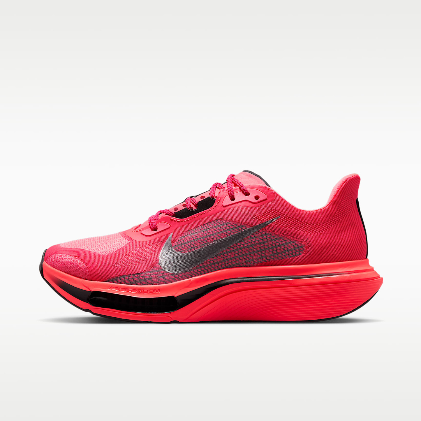 Nike Pegasus Plus 2 Straßenlaufschuh (Damen) – Flash Crimson/Schwarz/Weiß/Metallic Silver