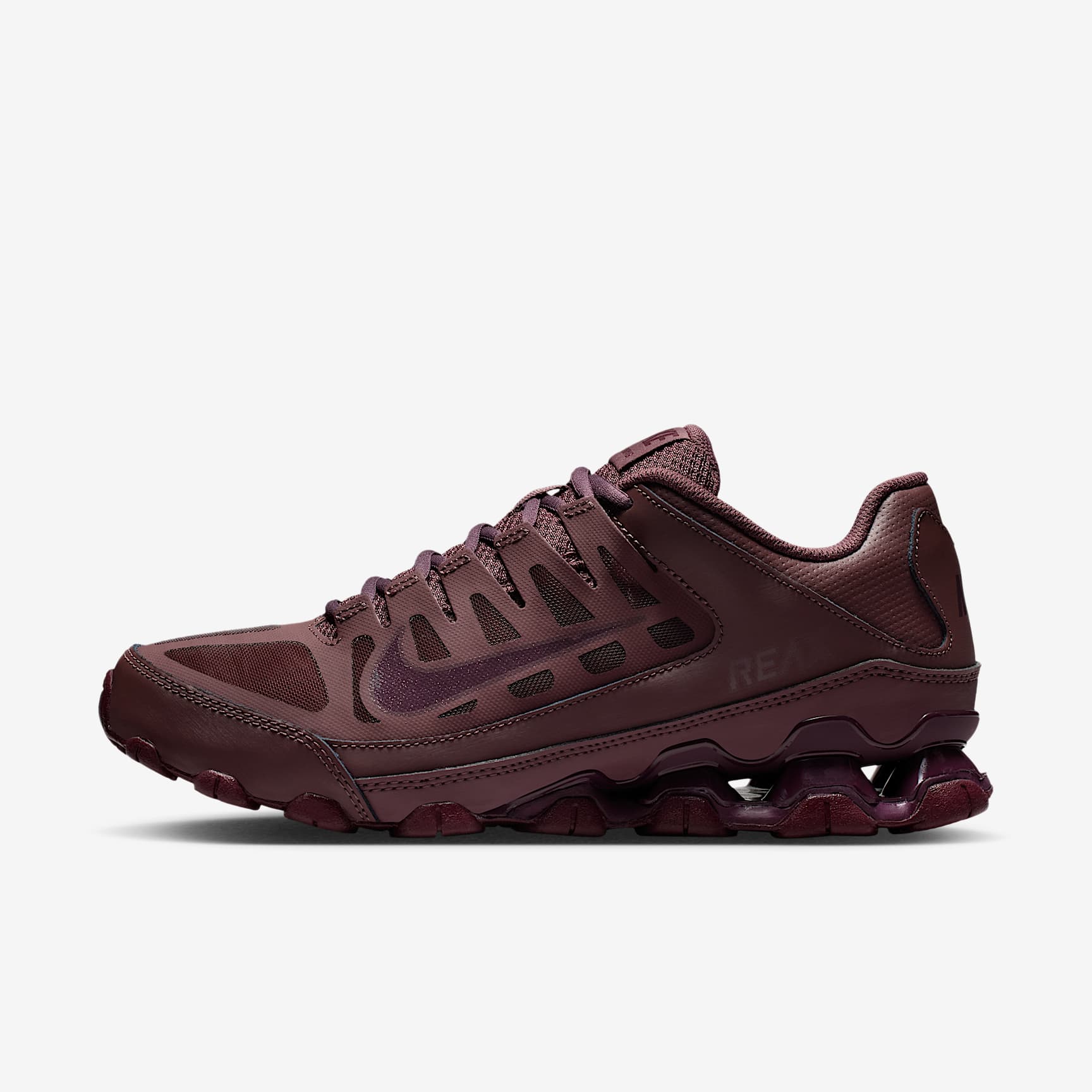 Nike Reax 8 TR Workout-Schuh (Damen) – Tattoo/Burgundy Crush