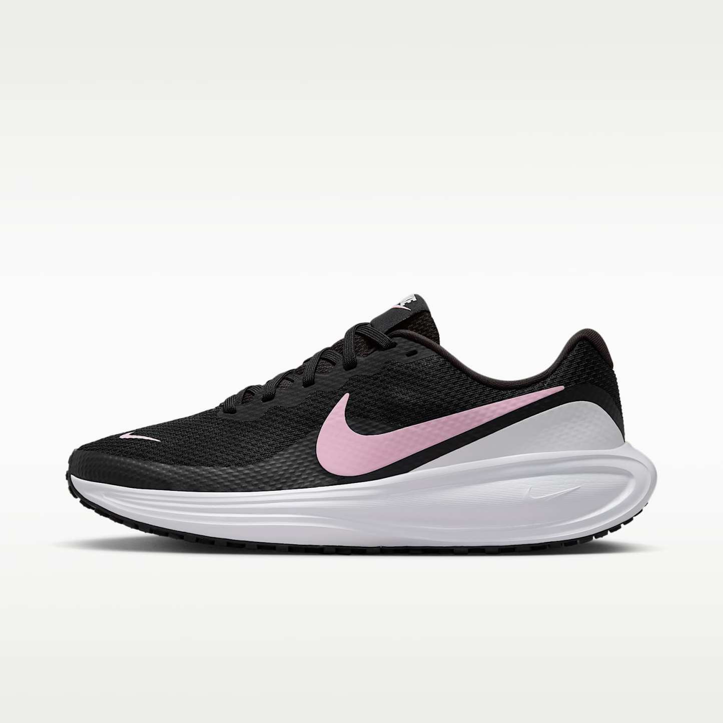 Nike Revolution 8 Straßenlaufschuh (Damen) – Schwarz/Weiß/Anthracite/Pink Foam