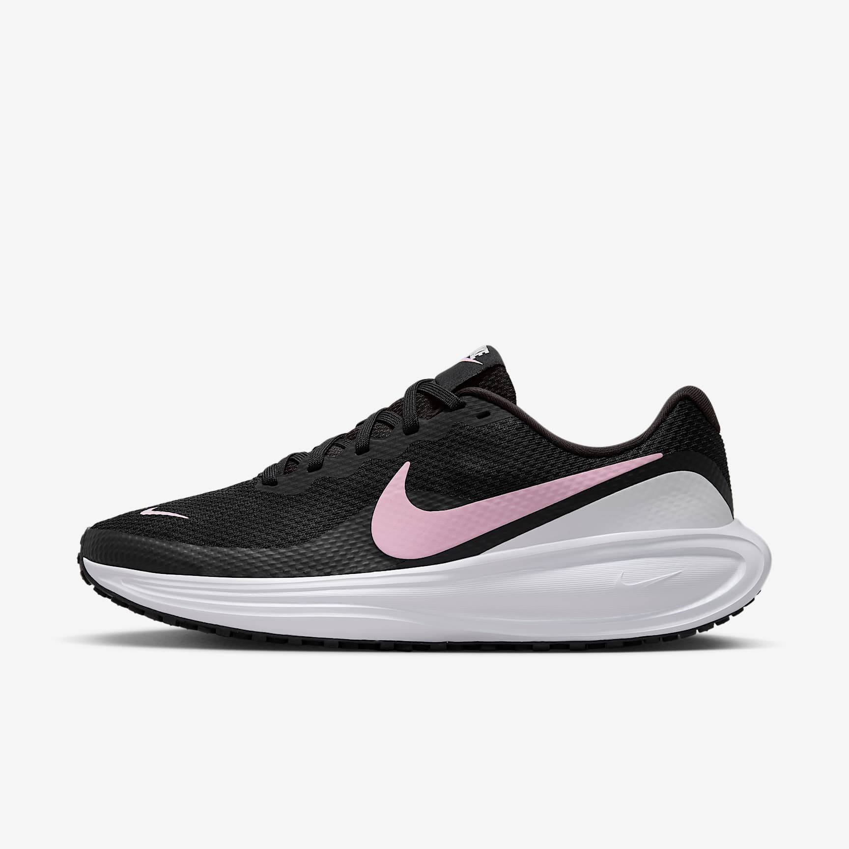 Nike Revolution 8 Straßenlaufschuh (Damen) – Schwarz/Weiß/Anthracite/Pink Foam