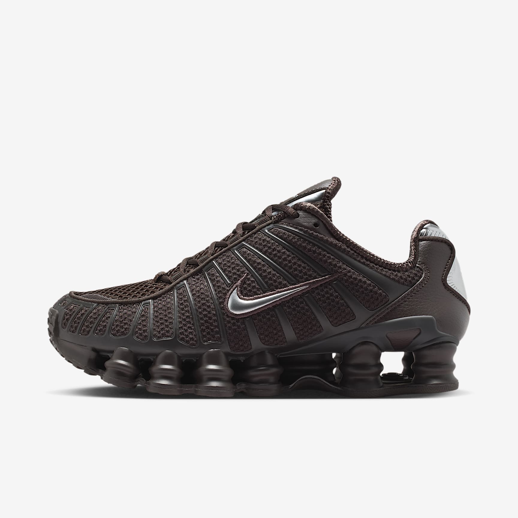 Nike Shox TL Schuh (Damen) – Velvet Brown/Metallic Silver
