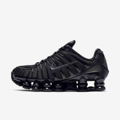 Nike Shox TL Schuh (Damen) – Schwarz/Metallic Hematite/Max Orange/Schwarz