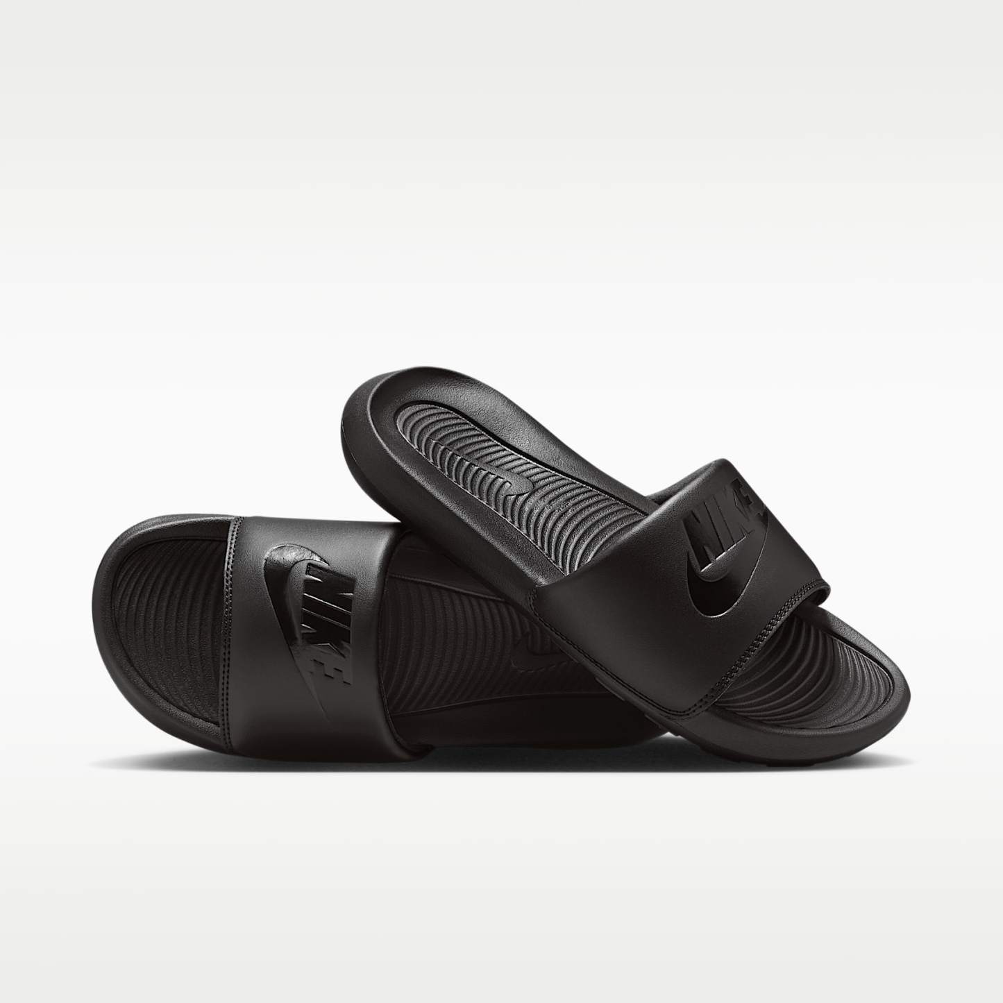 Nike Victori One Damen-Badeslipper – Schwarz/Schwarz/Schwarz