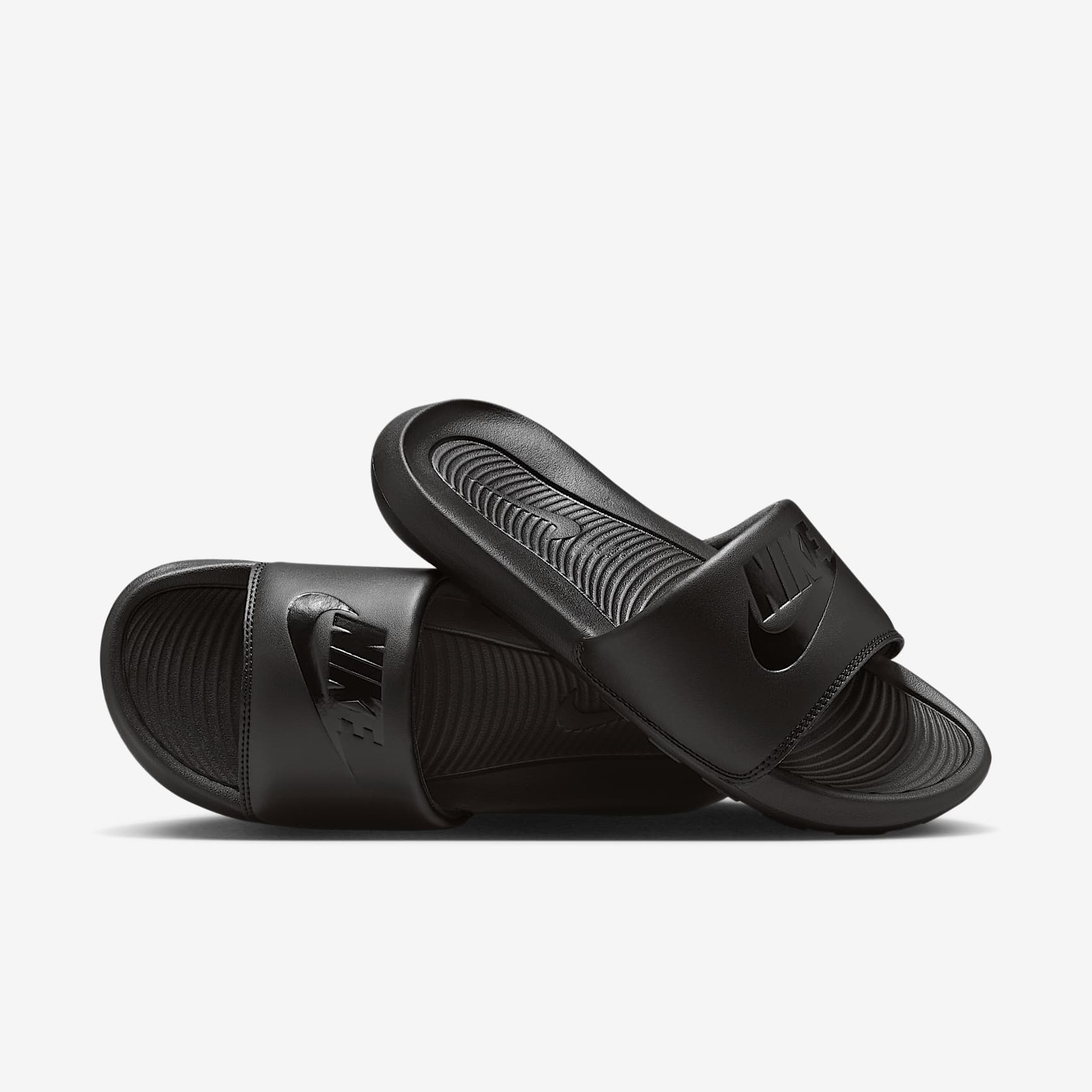 Nike Victori One Damen-Badeslipper – Schwarz/Schwarz/Schwarz