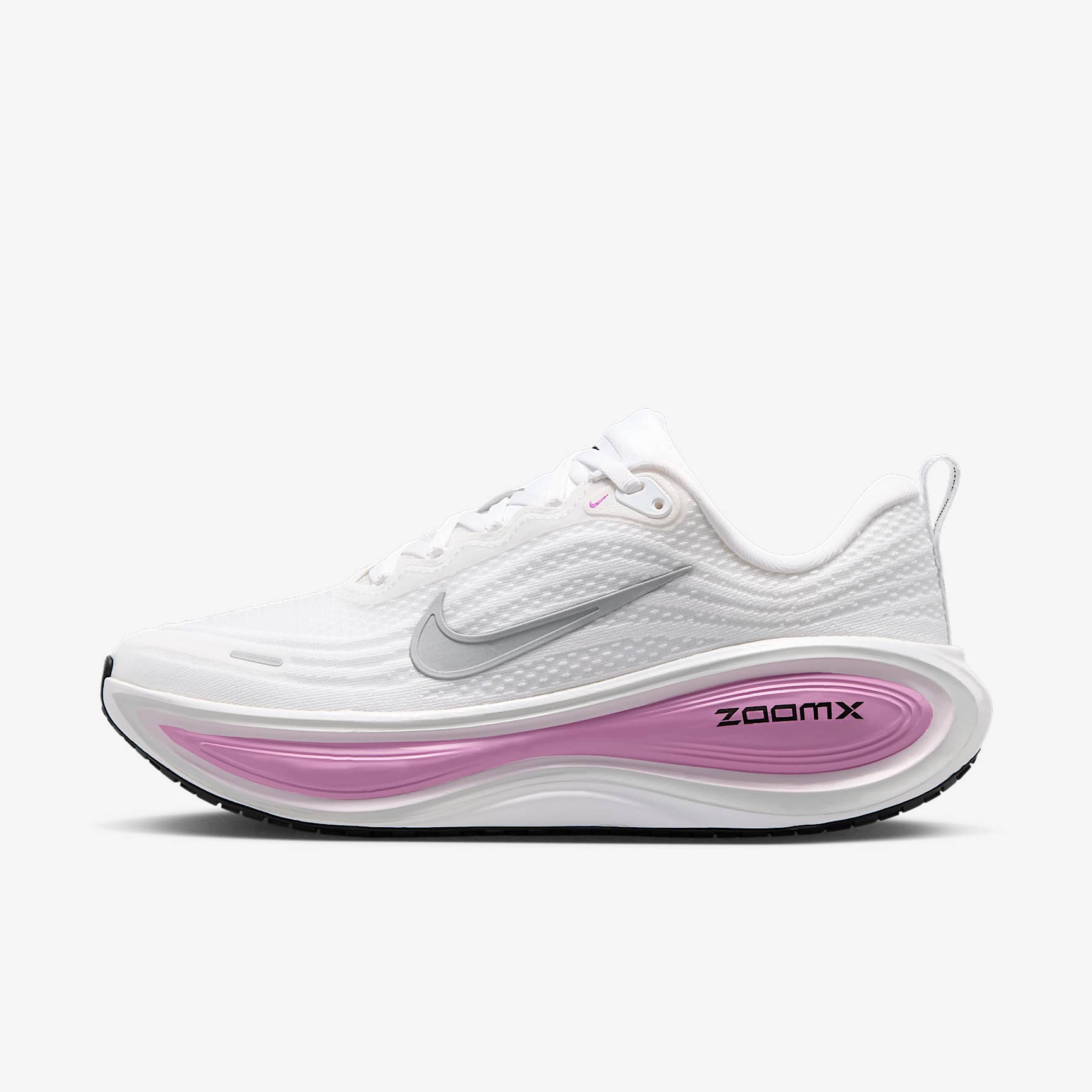 Nike Vomero Plus Straßenlaufschuh (Damen) – Weiß/Bleached Lilac/Summit White/Metallic Silver