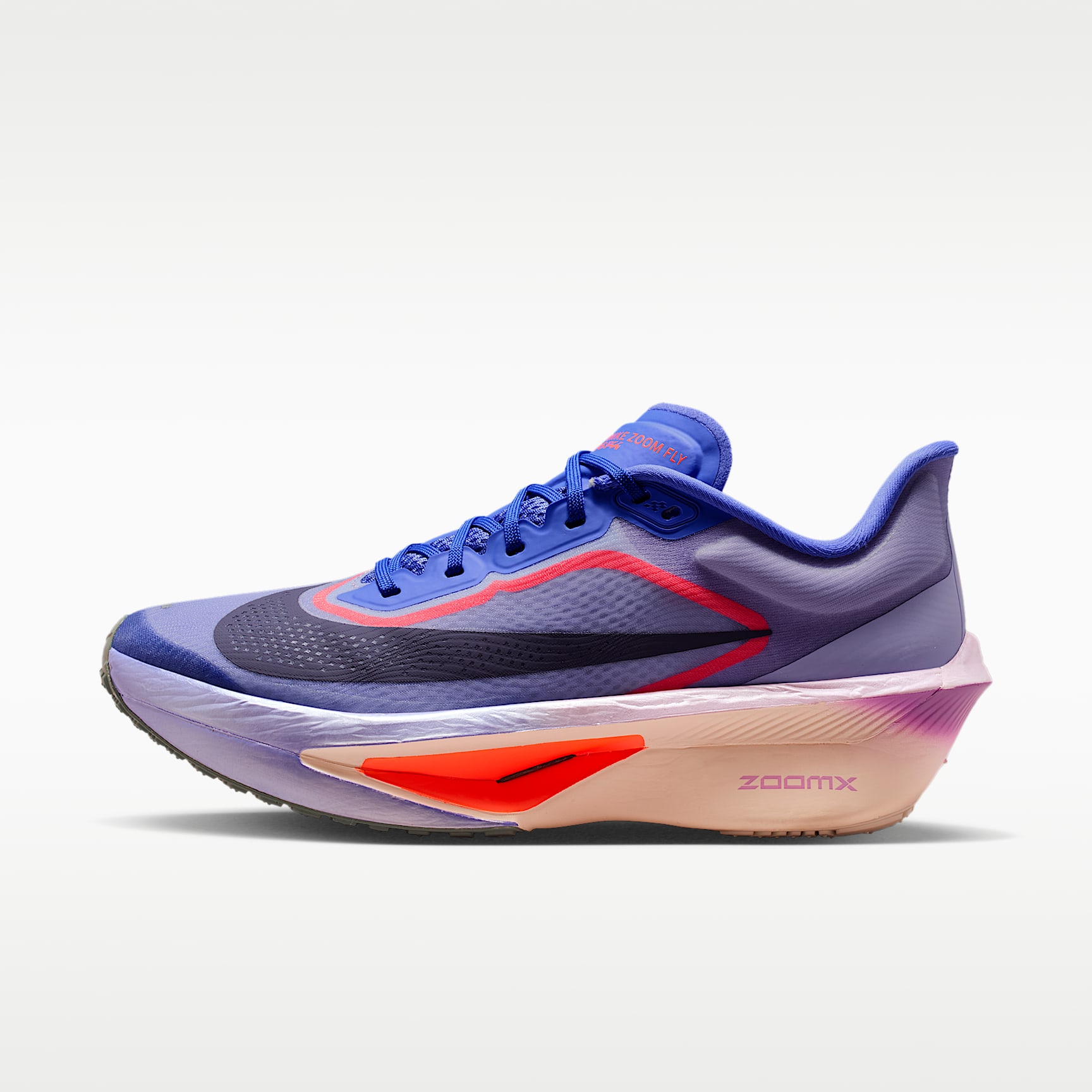 Nike Zoom Fly 6 Straßenlaufschuh für Wettkämpfe (Damen) – Violet Mist/Hot Lava/Bright Violet/Purple Dynasty