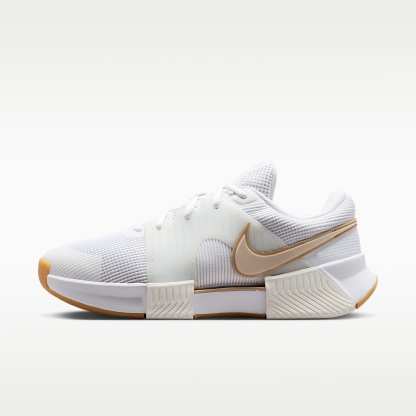 Nike GP Challenge 1.5 Hartplatz-Tennisschuh (Damen) – Weiß/Summit White/Linen/Light Orewood Brown