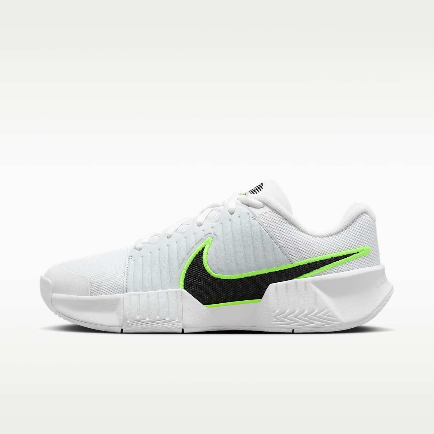 Nike Zoom GP Challenge Pro Tennisschuh für Hartplätze (Damen) – Weiß/Pure Platinum/Volt/Schwarz