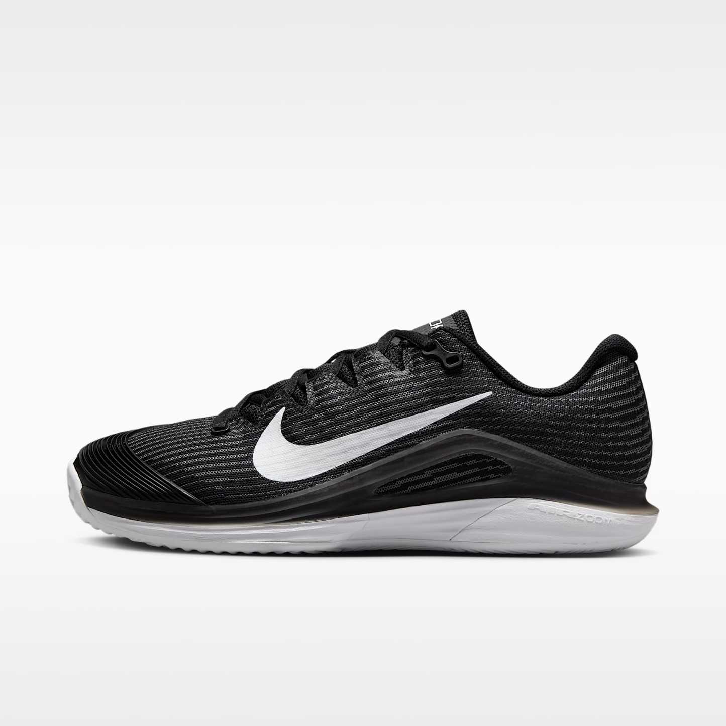 Nike Vapor 12 Tennisschuh für Clay Courts (Damen) – Schwarz/Dark Smoke Grey/Weiß