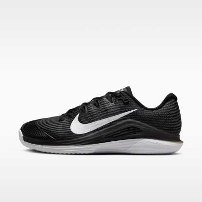 Nike Vapor 12 Tennisschuh für Clay Courts (Damen) – Schwarz/Dark Smoke Grey/Weiß
