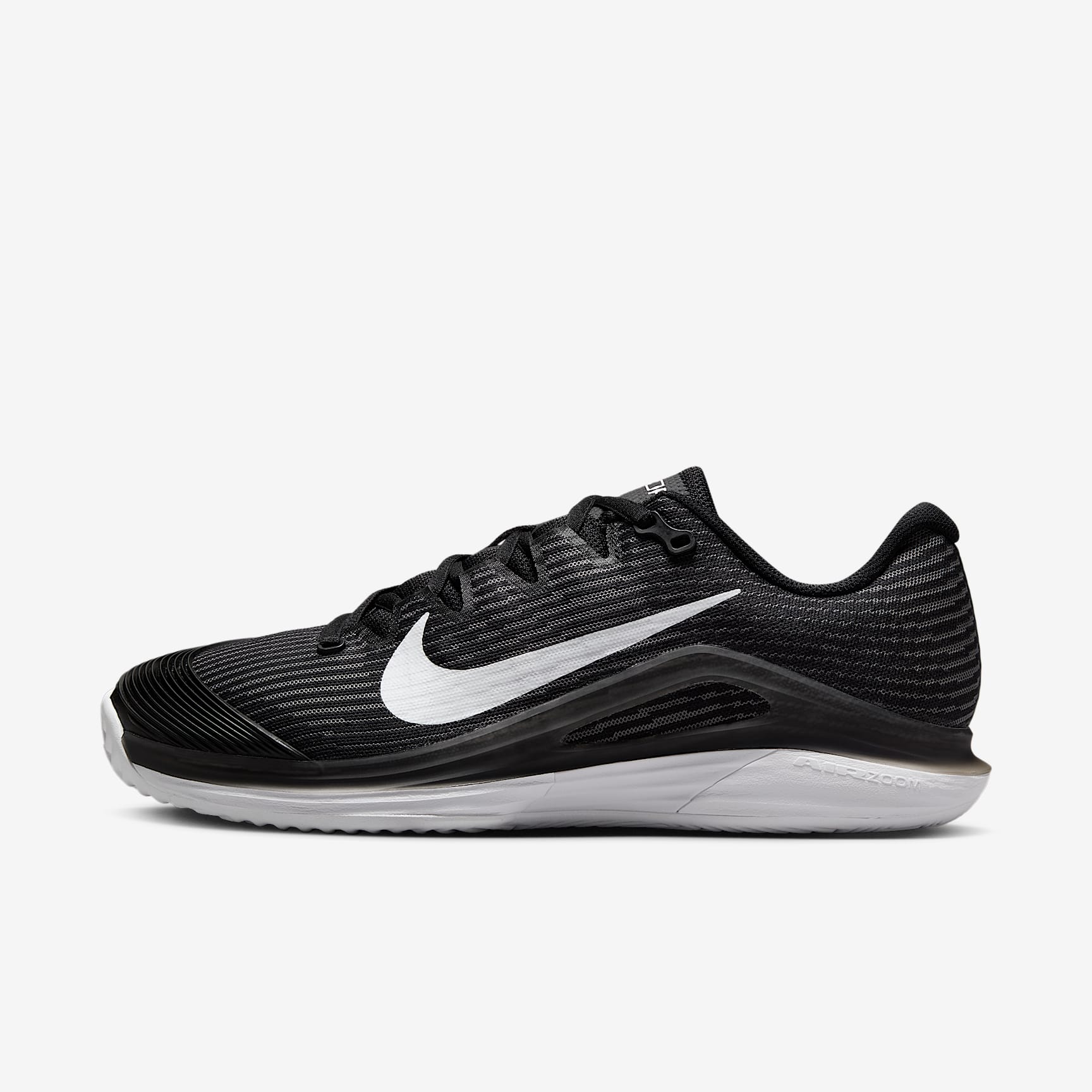 Nike Vapor 12 Tennisschuh für Clay Courts (Damen) – Schwarz/Dark Smoke Grey/Weiß