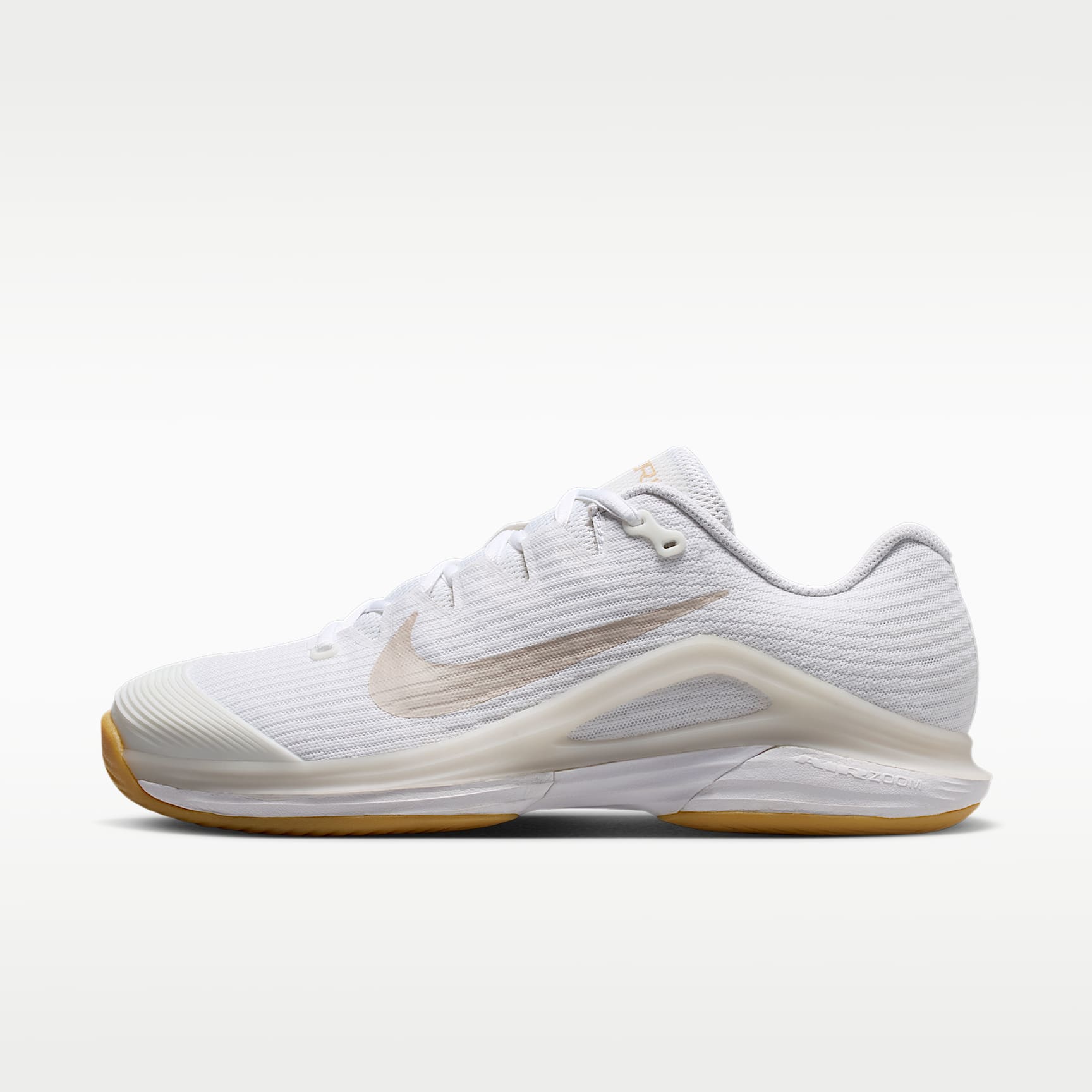 Nike Vapor 12 Tennisschuh für Hartplätze (Damen) – Weiß/Summit White/Linen/Light Orewood Brown