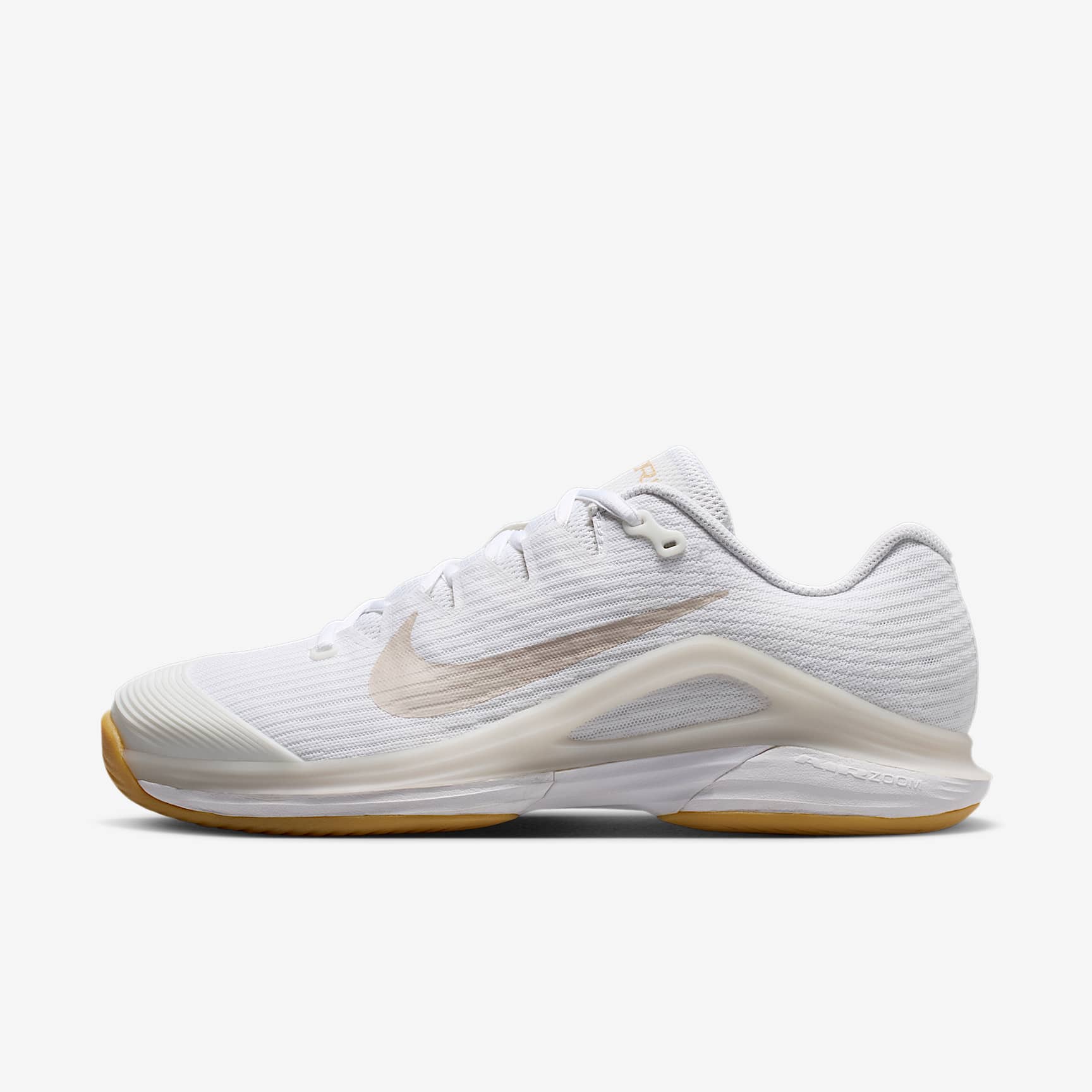 Nike Vapor 12 Tennisschuh für Hartplätze (Damen) – Weiß/Summit White/Linen/Light Orewood Brown
