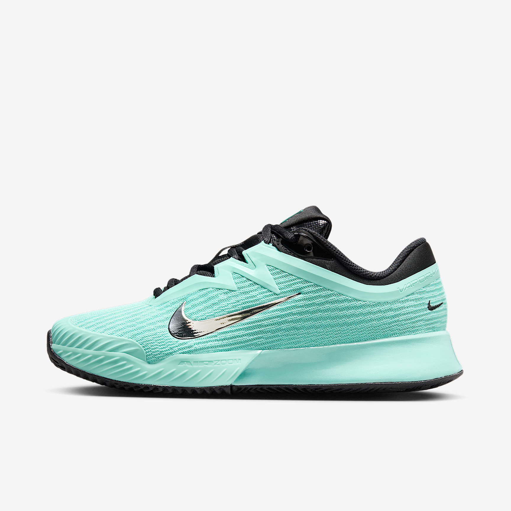 Nike Vapor Pro 3 PRM Clay Court Tennisschuhe (Damen) – Mint/Schwarz/Pure Platinum/Metallic Silver