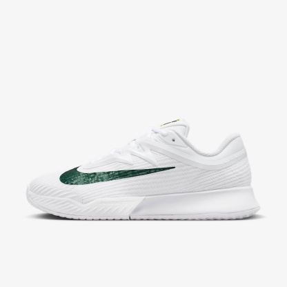 Nike Vapor Pro 3 PRM Tennisschuhe für den Hartplatz (Damen) – Weiß/University Gold/University Red/Gorge Green