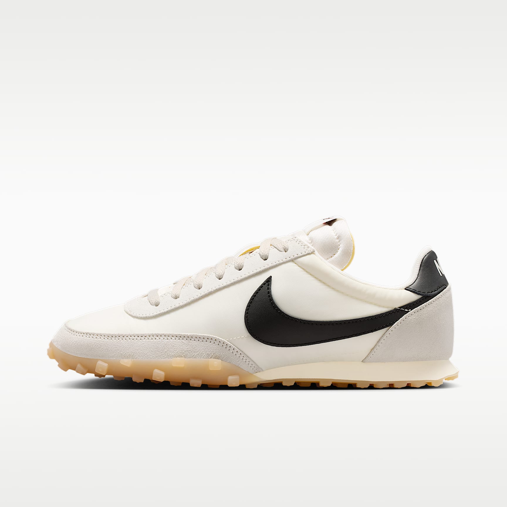 Nike Waffle Racer Herrenschuh – Sail/Coconut Milk/Gum Light Brown/Schwarz