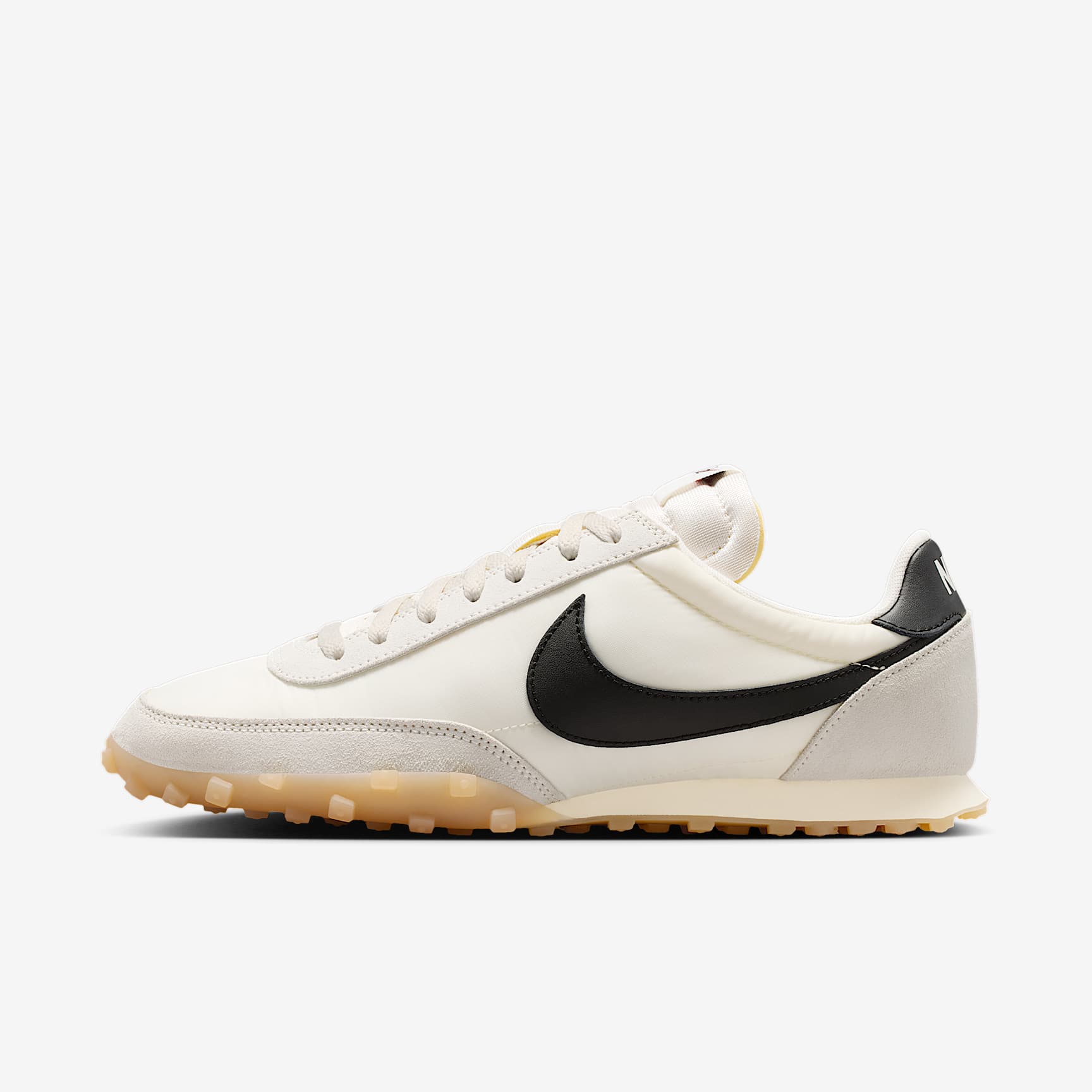 Nike Waffle Racer Herrenschuh – Sail/Coconut Milk/Gum Light Brown/Schwarz