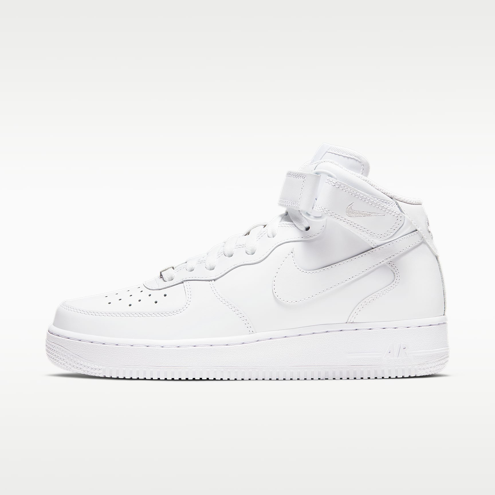 Nike Air Force 1 '07 Mid Damenschuh – Weiß/Weiß/Weiß
