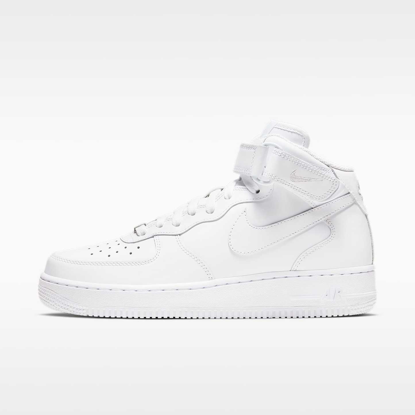 Nike Air Force 1 '07 Mid Damenschuh – Weiß/Weiß/Weiß
