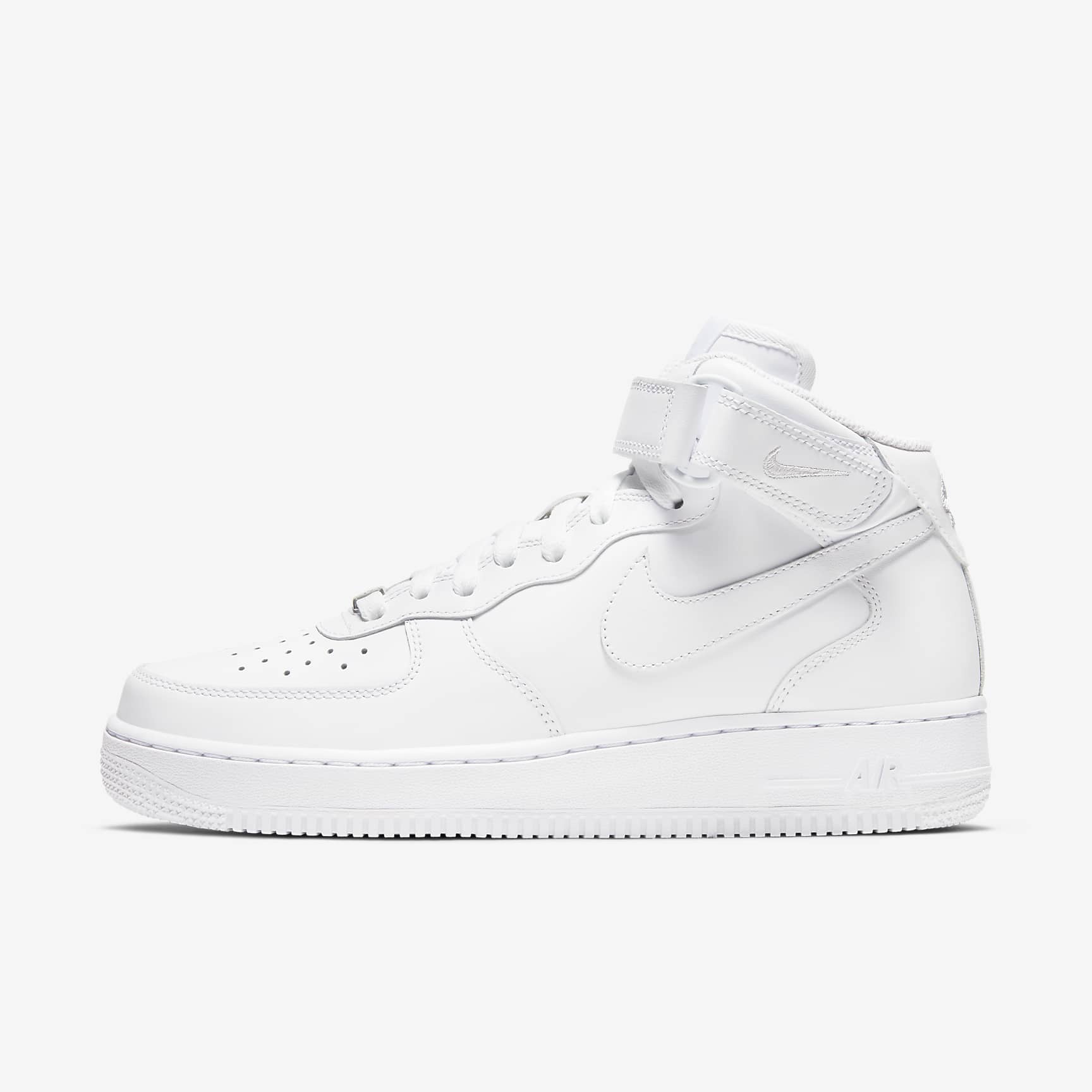 Nike Air Force 1 '07 Mid Damenschuh – Weiß/Weiß/Weiß