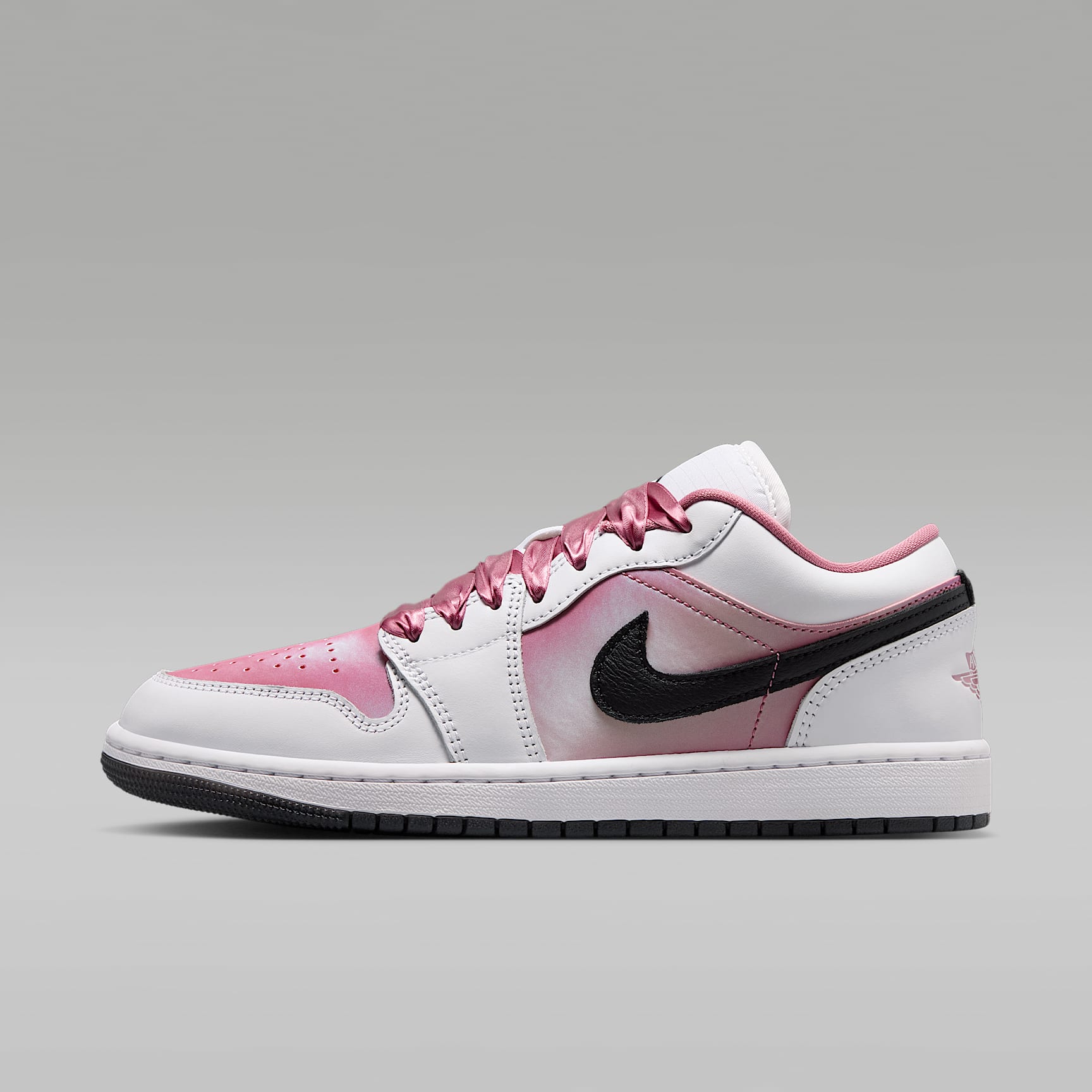 Air Jordan 1 Low SE Damenschuh – Weiß/Schwarz/Desert Berry