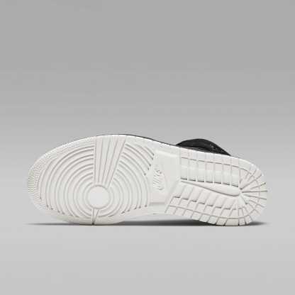 Air Jordan 1 Mid Schuh (Damen) – Schwarz/Weiß/Phantom